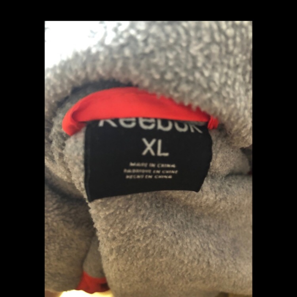 Dark Orange Reebok Puffer Coat Sz XL - Picture 2 of 7